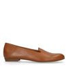 Cognac leren loafers