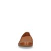 Cognac leren loafers