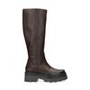Donkerbruine hoge chelsea boots
