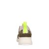 Groene sneakers met roze details