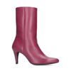 Fuchsia enkellaarsjes met hak
