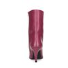 Fuchsia enkellaarsjes met hak
