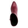 Fuchsia enkellaarsjes met hak