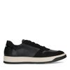 Zwarte leren sneakers