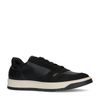 Zwarte leren sneakers