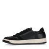 Zwarte leren sneakers