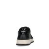 Zwarte leren sneakers