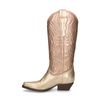Goudkleurige metallic cowboylaarzen