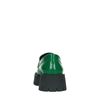 Groene plateau loafers