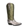 Groene metallic cowboylaarzen