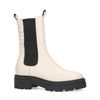 Latte leren chelsea boots