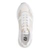 Off white leren sneakers met beige details