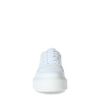 Witte sneakers met plateauzool