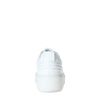 Witte sneakers met plateauzool