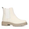 Off white leren chelsea boots