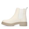 Off white leren chelsea boots