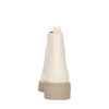 Off white leren chelsea boots
