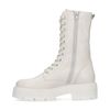 Off white leren veterlaarsjes