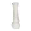 Off white leren veterlaarsjes