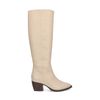 Off white leren cowboylaarzen