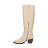 Off white leren cowboylaarzen