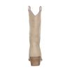 Beige leren cowboylaarzen
