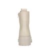 Off white leren biker boots