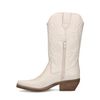 Off white leren cowboylaarzen