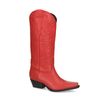 Rode leren cowboylaarzen