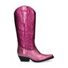 Roze metallic cowboylaarzen