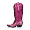 Roze metallic cowboylaarzen