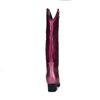 Roze metallic cowboylaarzen