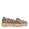 Espadrilles met snakeskin