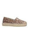 Espadrilles met snakeskin