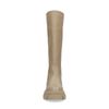 Hoge taupe laarzen met grove zool