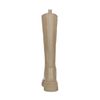 Hoge taupe laarzen met grove zool