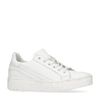 Witte platform sneakers