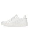 Witte platform sneakers