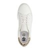 Witte sneakers met cheetahprint