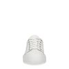 Witte platform sneakers met details