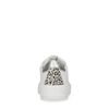 Witte platform sneakers met details