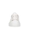 Witte plateau sneakers met details