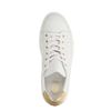 Witte plateau sneakers met details
