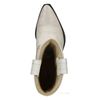 Witte cowboylaarzen met geborduurde details