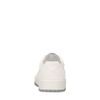 Witte sneakers met grijze details