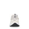 Witte sneakers met goudkleurige details