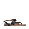 Leren sandalen zwart