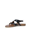 Leren sandalen zwart