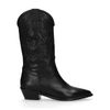 Zwarte cowboylaarzen met lage hak