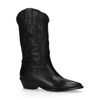 Zwarte cowboylaarzen met lage hak